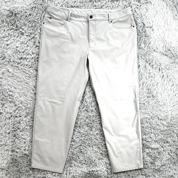 7 Diamonds Pants Men Actual Size- 40X28.25 (READ) Gray Infinity Performance Golf - Picture 1 of 13